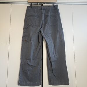 Prana | Sancho Crop Patch Pocket Carpenter Pants Dark Gray Size 10